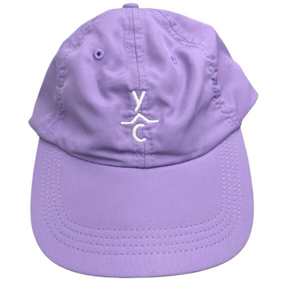 Ouray Women's Purple Embroidered Adjustable Strapback Baseball Cap Hat One Size - Picture 3 of 4